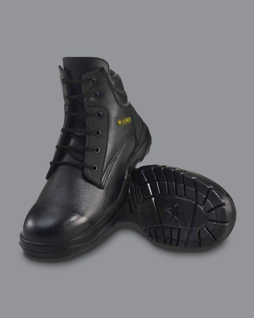 Bota de seguridad industrial para hombre Referencia 1037 suela Star en cuero Sevillano natural.