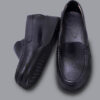 Zapato mocasín para dotación empresarial en cuero natural, Ref. 333, suela María Helena.